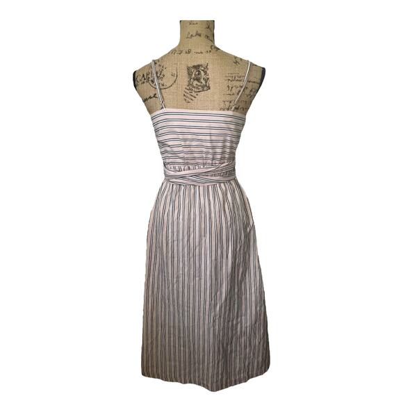 Saylor Striped Midi Dress XS - Picture 3 of 7